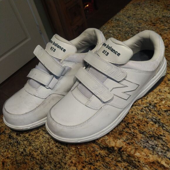 New Balance 813 White Men's Casual Hook and Loop Strap Sneakers MW813HWT Size 9 - Picture 1 of 12